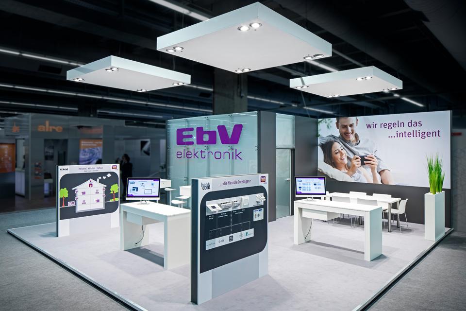 Exhibition stand general view EbV ISH 2019 MeRaum