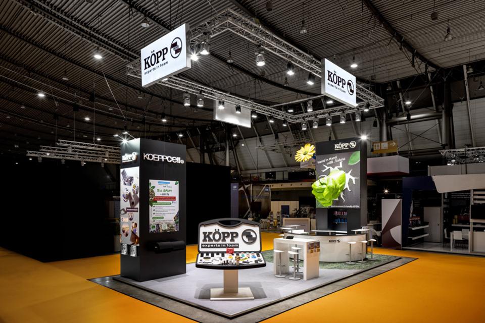 Exhibition stand Köpp Foam Expo 2021