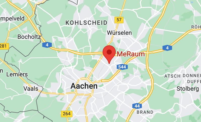 MeRaum in Google Maps öffnen