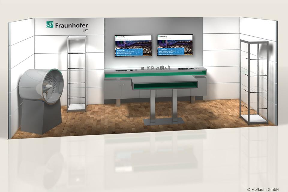 MeRaum Entwurf Fraunhofer IPT Showroom Turbine