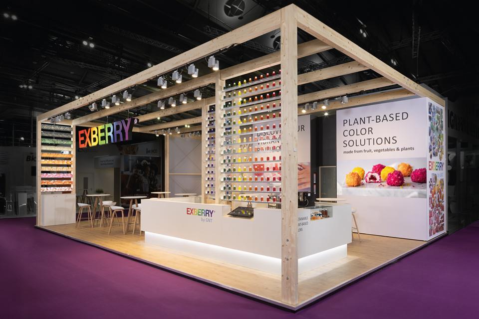 GNT EXBERRY Messestand FI Europe 2024 Konzept und Umsetzung MeRaum