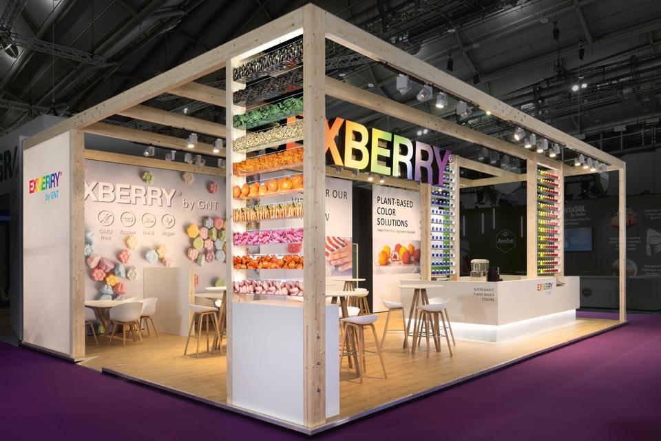 GNT EXBERRY Messestand FI Europe 2024 Design und Messebau MeRaum