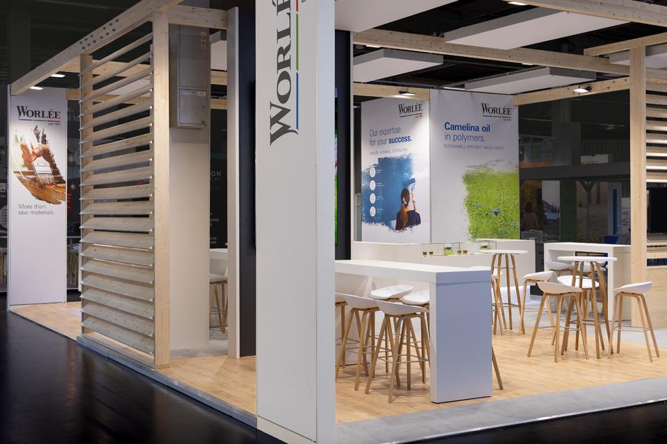 Worlée-Chemie Messeauftritt ECS Standdesign und Messebau MeRaum